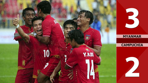 Myanmar 4-1 Campuchia