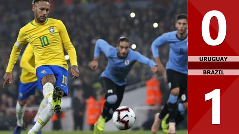 Uruguay 0-1 Brazil