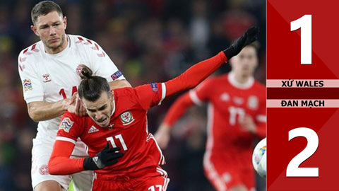 Xứ Wales 1-2 Đan Mạch