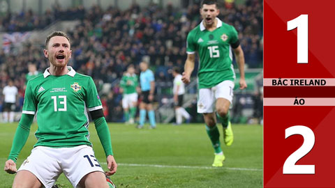 Bắc Ireland 1-2 Áo