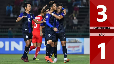 Campuchia 3-1 Lào