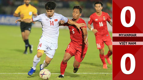 Myanmar 0-0 Việt Nam