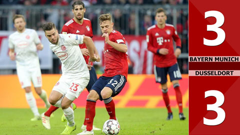 Bayern Munich 3-3 Dusseldorf