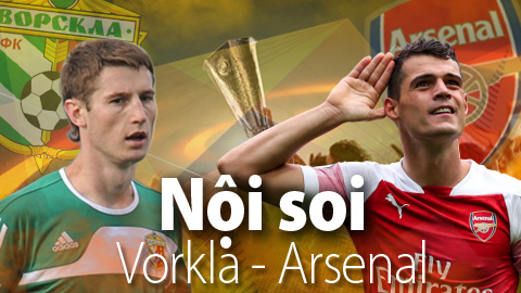 Soi KÈO và dự đoán kết quả Vorskla - Arsenal