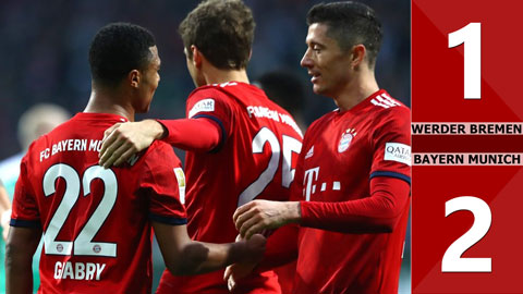 Werder Bremen 1-2  Bayern Munich