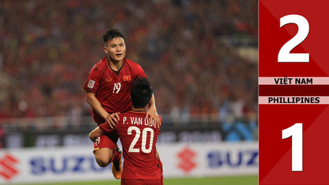 Việt Nam 2-1 Philippines (chung cuộc: 4-2)