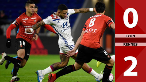 Lyon 0-2 Rennes