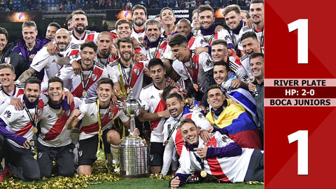River Plate 1-1 Boca Juniors (HP: 2-0)