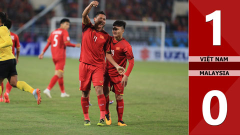 Việt Nam 1-0 Malaysia (Chung cuộc: 3-2)