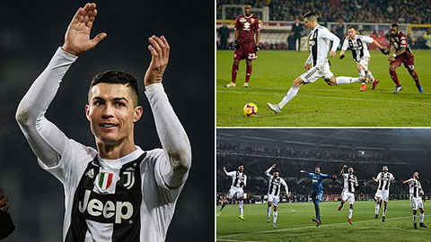 Ghi bàn giúp Juventus giành chiến thắng, Ronaldo tiếp tục đi vào lịch sử