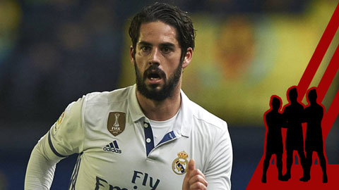 Điểm tin chuyển nhượng 18/12: Real hét giá Isco ngang Ronaldo