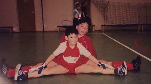 Lộ ảnh thời thơ ấu dễ thương của thủ môn Văn Lâm