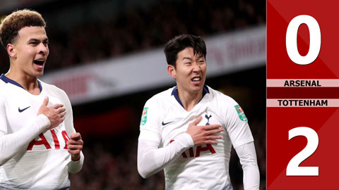 Arsenal 0-2 Tottenham