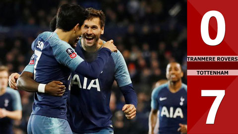 Tranmere Rovers 0-7 Tottenham