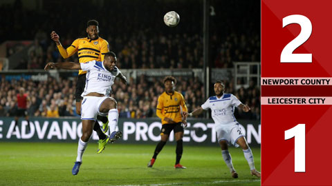 Newport County 2-1 Leicester City