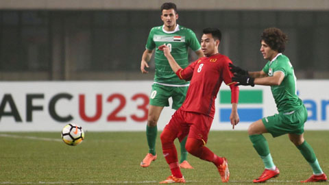 Iraq từng thua Việt Nam tại U23 châu Á 2018