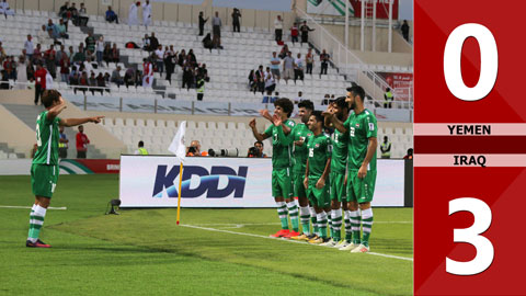 Yemen 0-3 Iraq