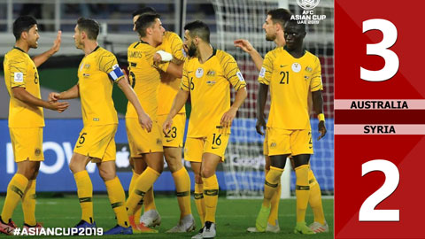 Australia 3-2 Syria