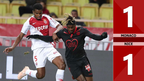 Monaco 1-1 Nice