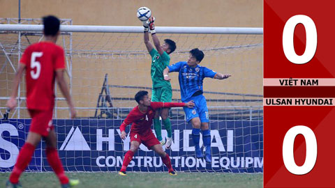 U22 Việt Nam 0-0 Ulsan Hyundai