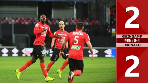 Guingamp 2-2 Monaco (pen: 5-4)