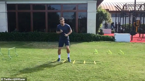 Harry Kane đăng video tập luyện trở lại sau chấn thương