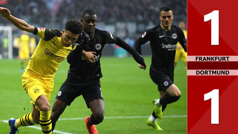 Frankfurt 1-1 Dortmund