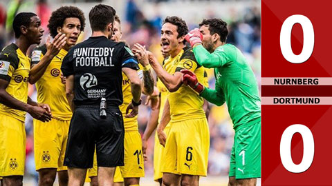  Nurnberg 0-0 Borussia Dortmund