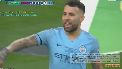 Otamendi chút nữa đánh đầu vào lưới nhà (Chelsea 0-0 Man City)