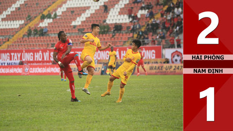 Hải Phòng 2-1 Nam Định