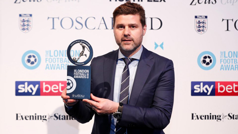 HLV Pochettino giành giải thưởng tại London Football Awards