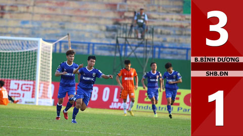 B.Bình Dương 3-1 SHB Đà Nẵng
