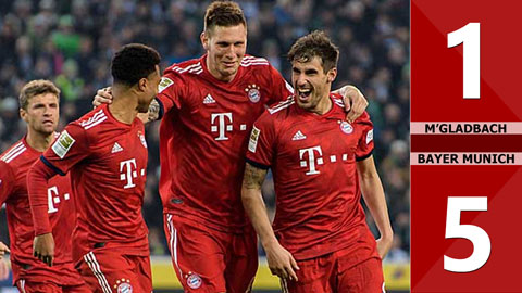 M’gladbach 1-5 Bayern Munich