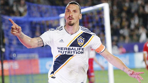Ibrahimovic nổ súng ngay trận mở màn mùa giải mới của LA Galaxy