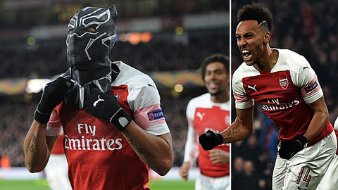 Arsenal 3-0 Rennes (chung cuộc: 4-3):  Aubameyang sắm vai người hùng