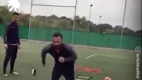 Gã đàn ông còn nhanh hơn cả Ronaldo