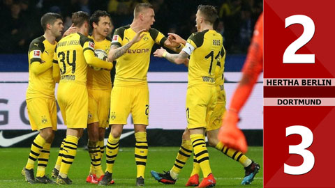 Hertha Berlin 2-3 Dortmund