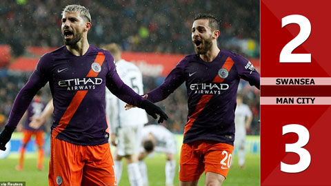 Swansea 2-3 Man City