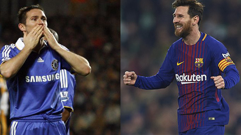 Siêu phẩm của Messi đã được Lampard thực hiện 11 năm trước