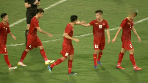  Thành Chung nâng tỷ số (U23 Việt Nam 2-0 U23 Brunei)