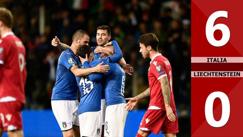 Italia 6-0 Liechtenstein