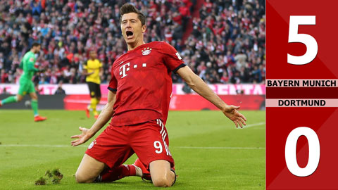 Bayern Munich 5-0 Dortmund