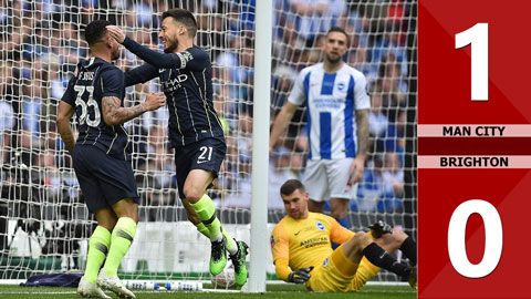 Man City 1-0 Brighton