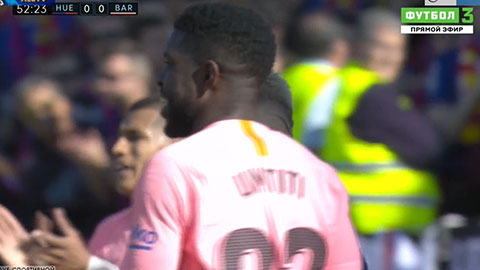 Umtiti chút nữa đốt lưới nhà (Huesca 0-0 Barcelona)