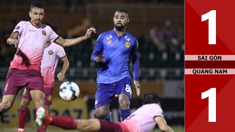 Sài Gòn 1-1 Quảng Nam