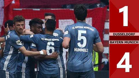 Dusseldorf 1-4 Bayern Munich