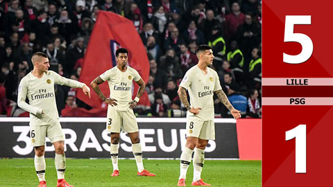 Lille 5-1 PSG