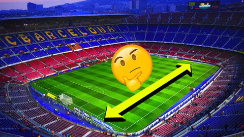 Nou Camp không phải là sân đấu có diện tích lớn nhất thế giới