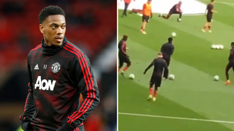 Không thèm khởi động, Martial bị loại khỏi đại chiến với Chelsea