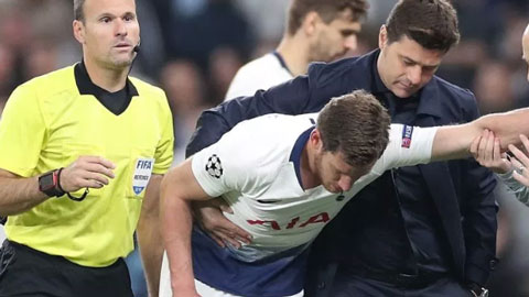 Vertonghen choáng váng rời sân sau pha va chạm đẫm máu